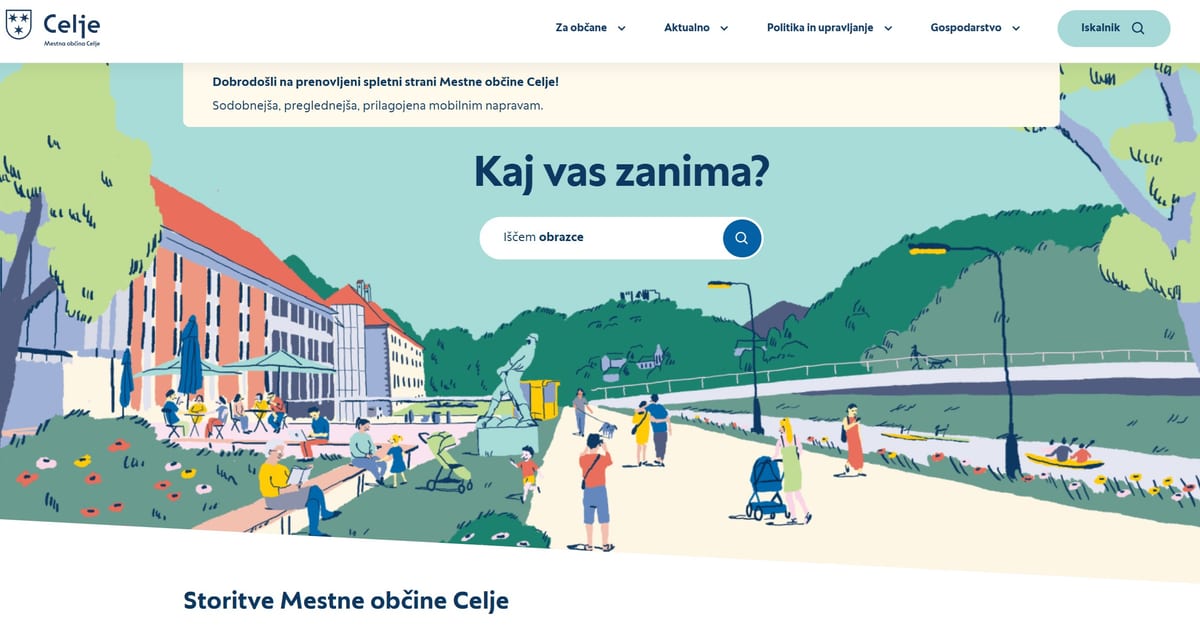 Prenovljena spletna stran Mestne občine Celje